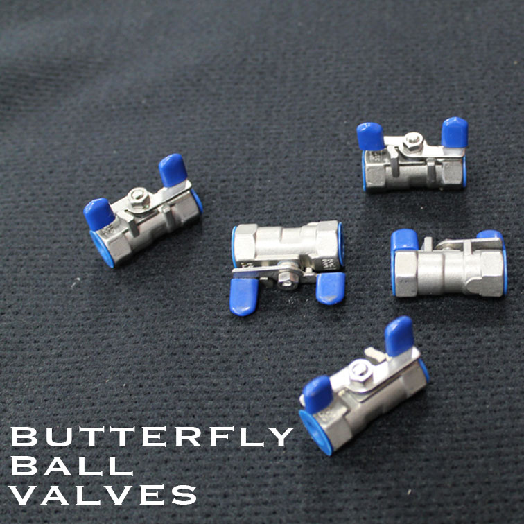 Butterfly-ball-valves