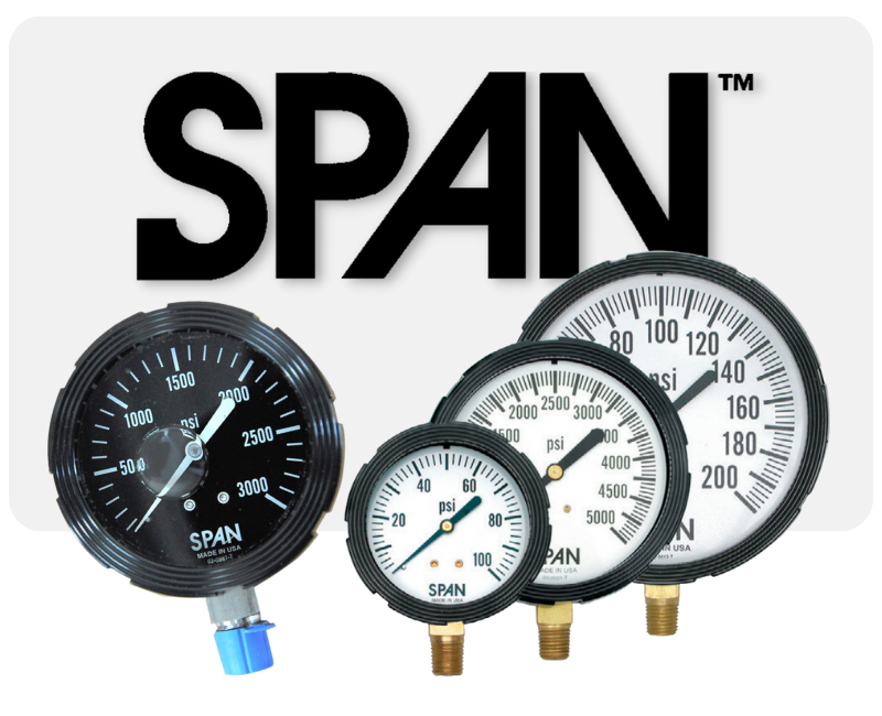 span pressure gauges